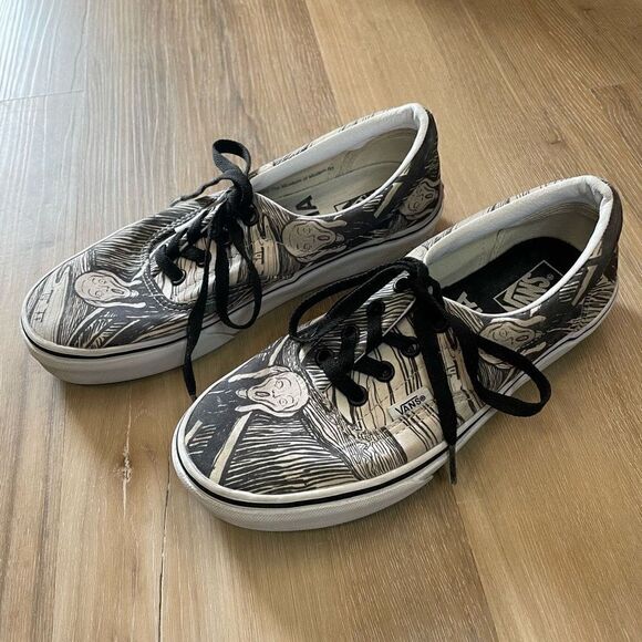 VANS Era X MOMA The Scream Edvard Munch Skate Low Top Sneakers Shoes M 5 W 6.5 - Picture 1 of 7